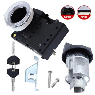 New Ignition Switch & Lock Cylinder Assembly with Key For 1993-1996 Dodge Foto 1 de 4