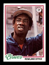 1978 Topps Rowland Office #632 Atlanta Braves