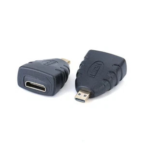 1× Micro HDMI Male to Mini HDMI Female Adapter Converter Connector Fr HDTV 1080P - Picture 1 of 2
