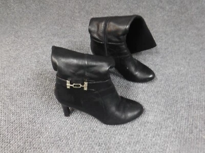 Botas Bandolino Mujer 9 Tacones Negros Cremallera Hasta la Rodilla Foto 1 de 4