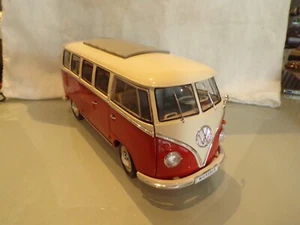 Welly 2531 1962 vw microbus rot 1/18 - Bild 1 von 5