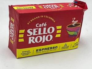Café Sello Rojo Espresso 100% Colombian Dark Roast Ground Arabica Coffee 10 oz - Picture 1 of 3