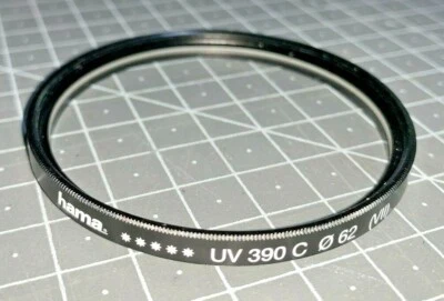 Hama 62mm UV 390C Protective Filter, German-made, good condition - Image 1 of 4