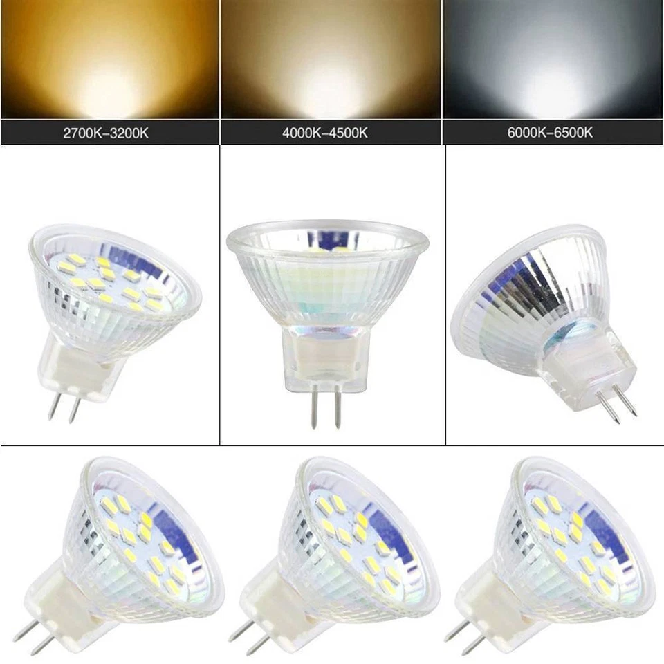 MR11 GU4 12V LED 3W 5W 7W Warm/ Cool White Replace Halogen Spot Lamp Bulb Light - Image 1 of 4