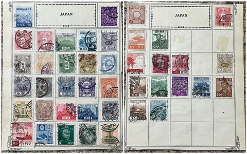 AMAZING LOT OF JAPAN STAMPS. OLD KOBAN, UPU KOBAN, CHRYSANTHEMUM AND MORE Cover