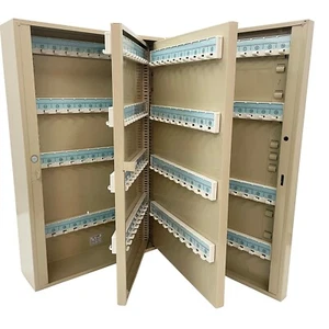 Key Lock Cabinet Adjustable Key Cabinet Lock Box with Key Hang Beige 240 keys - Picture 1 of 24