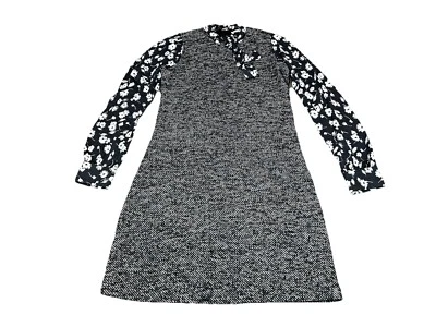 2015 dolce and gabbana dress Bow 9 / 10 Long Sleeve Black Floral - Image 1 of 4