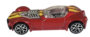 Hot Wheels 2001 Malesia Ballistik Auto Giocattolo Rossa Vintage - Foto 1 di 6