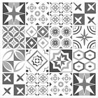 Tile Stickers Mosaic Pack of 24, 145mm x 145mm Kitchen Bathroom Waterproof G19