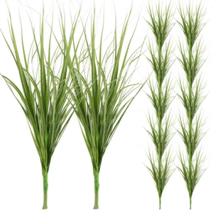 12 Pcs Plastic Faux Greenery Artificial Shrub Plants Pyramid Decor Grass Model - Picture 1 of 11