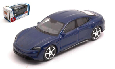 MODELLINO AUTO STATICO BURAGO PORSCHE TAYCAN 2018 BLU MODELLISMO SCALA 1:43 - Immagine 1 di 2