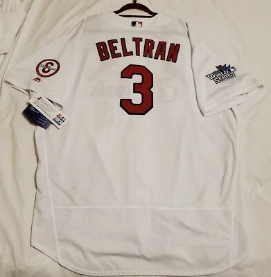 AUTHENTIC MAJESTIC CARLOS BELTRAN 60 4XL, ST. LOUIS CARDINALS FLEX BASE Jersey - Image 1 of 4