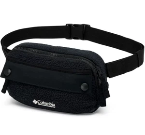 COLUMBIA Helvetia Fleece Hip Pack Adult Adjustable One Size Black Fanny Bag - Picture 1 of 3