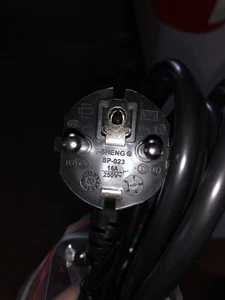 I-SHENG SP-023 16A/250V 2 Prong Euro Power Cord - Picture 1 of 3