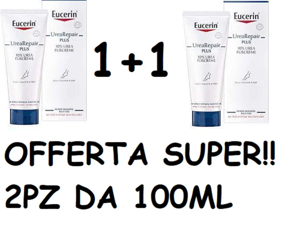 Eucerin Linea Urearepair 10 Plus Crema Rigenerante piedi Pelle secca 100 ml