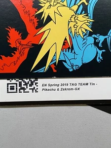 Spring 2019 TAG TEAM Tin Pikachu & Zekrom GX SM168 Pokemon PTCGO Live Code Card - Picture 1 of 2