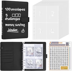 Binder of 100 Envelopes to Save Budget Planner A5 Books - Picture 1 of 8