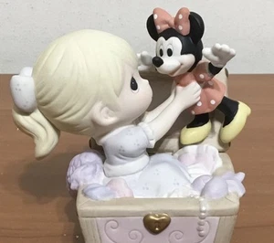 Minnie Mouse Porcelain Figure Disney Showcase Precious Moments I’m So Happy - Picture 1 of 17