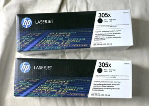 HP 305X (CE410X) Black Toner Cartridge (2x) - Zdjęcie 1 z 1