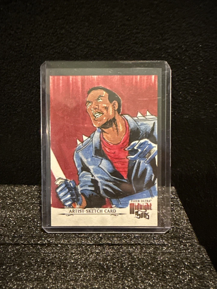 Daniel Horn De Rosa Blade Sketch Fleer Ultra Midnight Sons 1/1 — 第 1/2 张图片