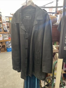 Bardelli Beverly Hills schwarze Lederjacke 3XLarge groß Herren - Bild 1 von 20