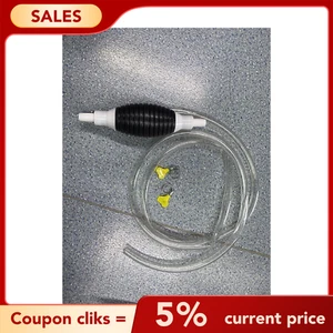 Portable Manual Car Siphon Pump Fuel Gas Transfer Oil Liquid -Hand Air Pumps Kit - Picture 1 of 8