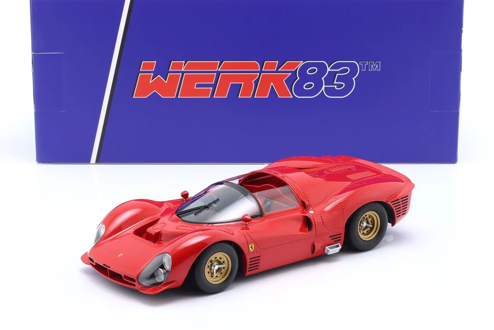 Ferrari 330 P3 Spider Plain Body Version rot 1966 1:18 WERK83