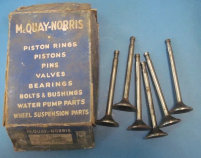 6 válvulas de escape nuevas stock antiguo 1934-1953 Buick serie 40, 50 Foto 1 de 2