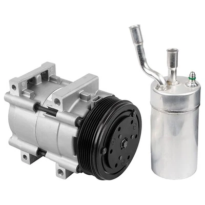 Compresor de aire acondicionado con secador de aire acondicionado para Ford Contour 1995 1996 1997 1998 1999 2000 Foto 1 de 3