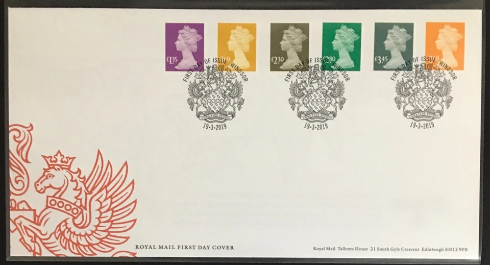 2019 Machin Definitives Unaddressed FDC Windsor Cancel - Image 1 of 1