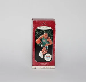 Grant Hill - Detroit Pistons 1998 adorno de Navidad + tarjeta NBA Keepsake - Imagen 1 de 9
