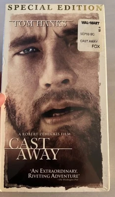 Cast Away Tom Hanks VHS Special Edition - Brand New Sealed - Image 1 of 4