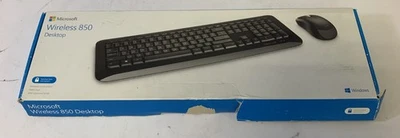 Microsoft Wireless 850 Desktop Wireless Keyboard and Mouse Combo PY9-00001 "B7A" - Image 1 of 4