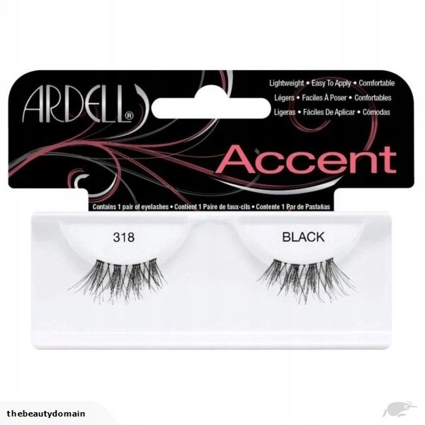 Echthaar Wimpern 318 Schwarz Handgefertigt Wiederverwendbar NEU Ardell
