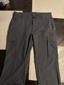 Vuori Pants Mens 33 34x30 Dark Gray Meta Cargo Jogger Performance Pockets - Foto 1 di 5