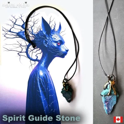 Pedra bruta feitiço bruxa espírito familiar guia pedra preciosa sem cortes amuleto de poder mágico 2 - Imagem 1 de 4