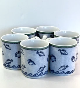 Set of (6) Villeroy & Boch Switch 3 Porcelain CORSICA Coffee/Tea Mugs Germany - Picture 1 of 6