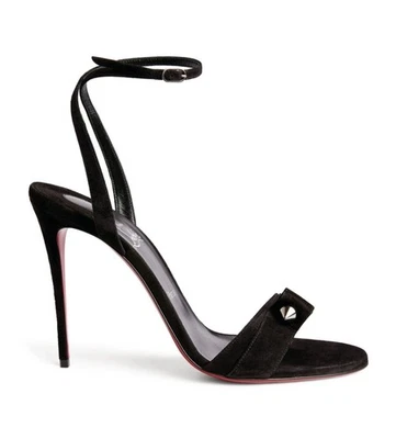 New! Christian Louboutin Umberta 100 Suede Sandals Heels size 39.5 - Image 1 of 4