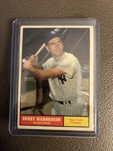 1961 Topps Bobby Richardson #180 - Yankees - Imagen 1 de 2