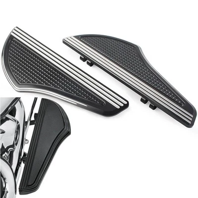 Rutschfeste vordere Trittbretter-Fußraste für Harley Dyna Touring Softail, Paar - Bild 1 von 4
