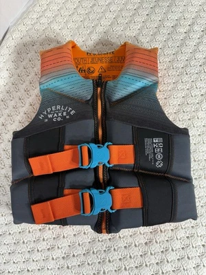 Hyperlite Wake Co. Youth life vest 55 - 88 lbs - Image 1 of 4