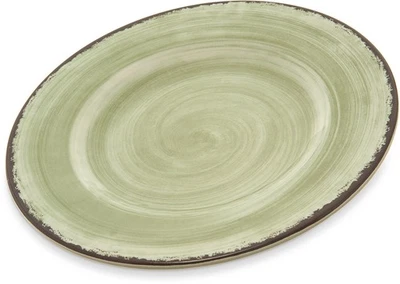 Смешанная многоразовая пластиковая тарелка обеденная тарелка с керамическим стилем для дома и отдыха... - Изображение 1 из 4