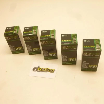 5x Hiflo HF652 Ölfilter oilfilter passt an Ktm Exc Sxf Smr passt an GasGas Mc-f - Bild 1 von 4