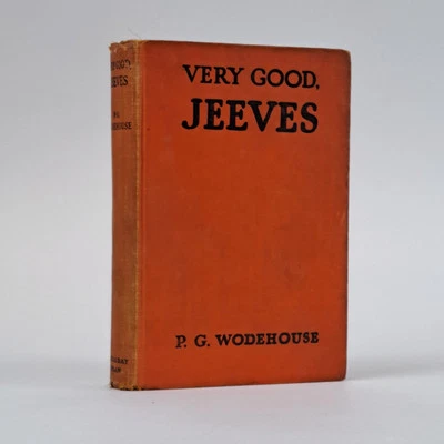 P G Wodehouse / VERY GOOD JEEVES 1st Edition 1930 Foto 1 de 4