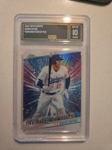 Shohei Ohtani 2024 Topps Chrome Series 2 Stars of MLB #CSMLB-55 GMA 10 GEM MT - Picture 1 of 5