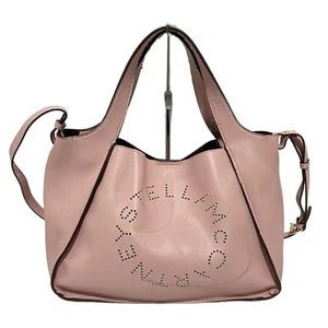 Auth stellamccartney Stella logo 513860 Light Pink Synthetic Leather - Tote Bag - Picture 1 of 9