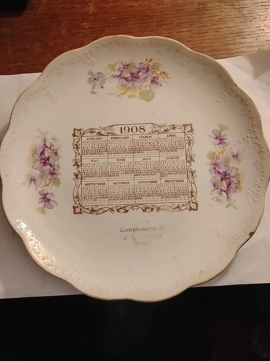 Dresden Plate In Antique Ceramic & Porcelain Plates & Chargers for