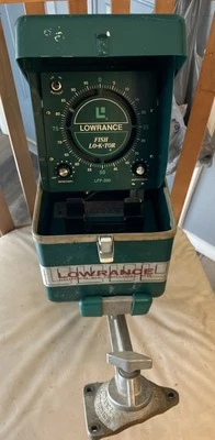 Винтажный эхолот для подледной рыбалки Lowrance Fish Lo-k-tor непроверенный - Изображение 1 из 4