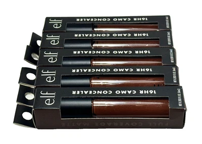 E.L.F. 16HR Full Coverage Matte Camo Concealer 0.2 fl oz-Rich Ebony-Bundle of 5 - Image 1 of 4