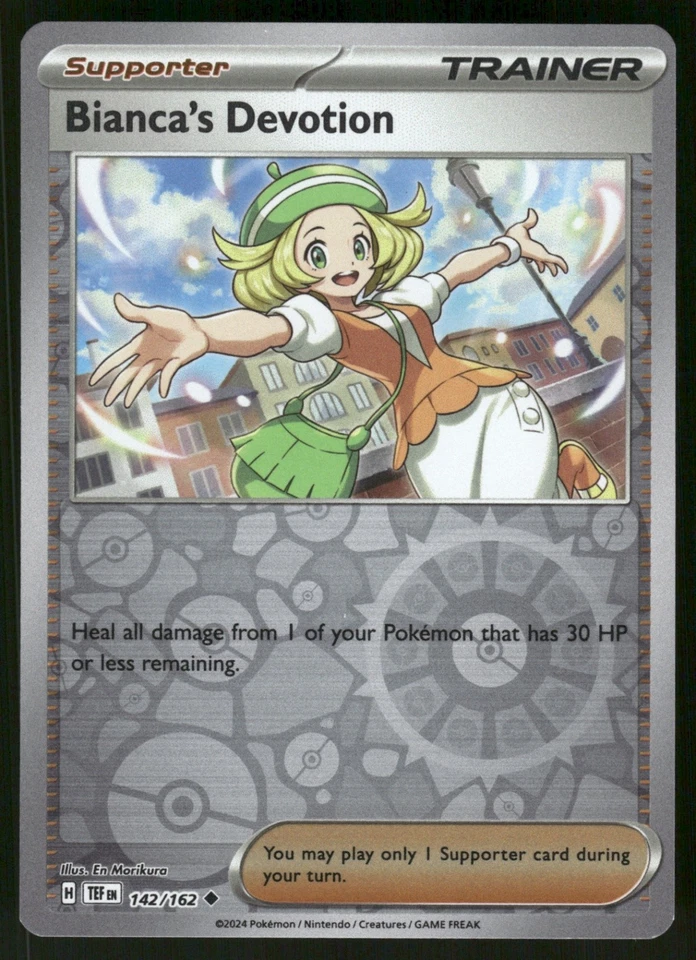Bianca's Devotion 142/162 TEF SV05: Temporal Forces Reverse Holo NM - Image 1 of 2